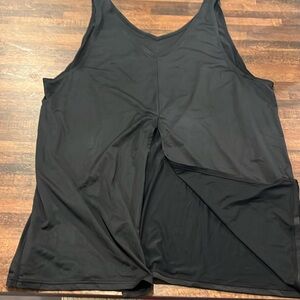 Skirt Sports Yoga top Solid black